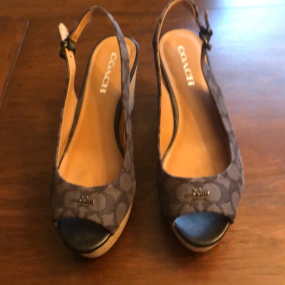 Coach Espadrille Wedges - Picture 1 of 5